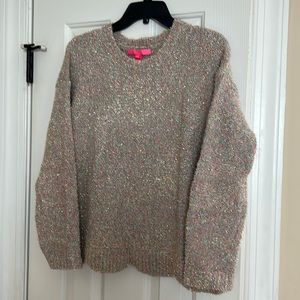 Sparkling sweater. Great for the holidays.